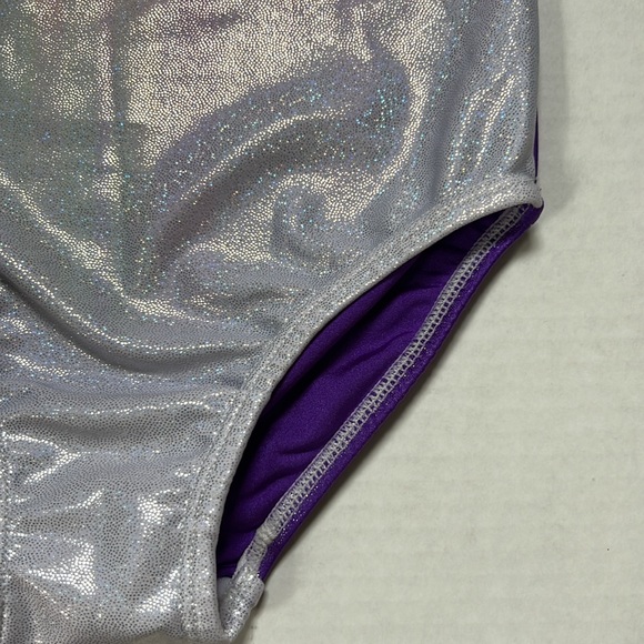 Rainbow Metallic Leotard Size 5/6 - Picture 10 of 16